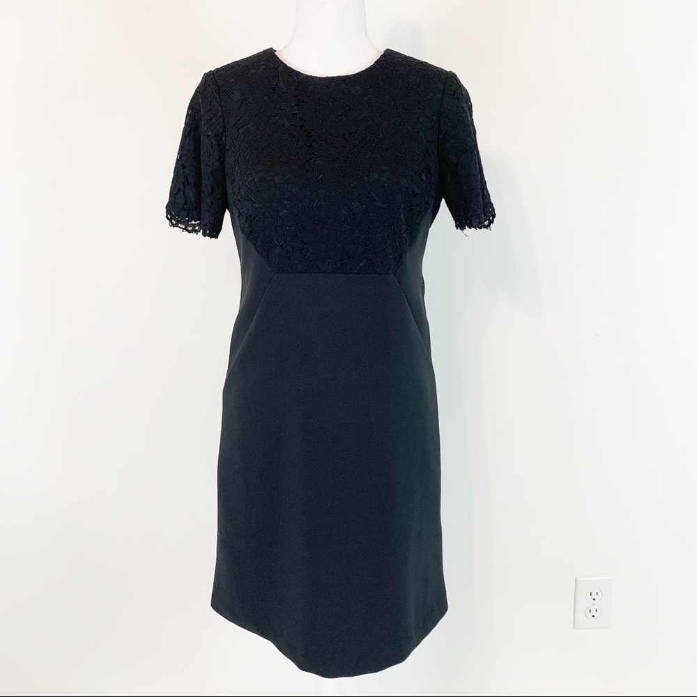 Maggy London short sleeve lace shift dress